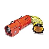 Allegro Industries 9534-25 Metal Compaxial Blower, AC with 25' Ducting and Canister Assembly, 8' [並行
