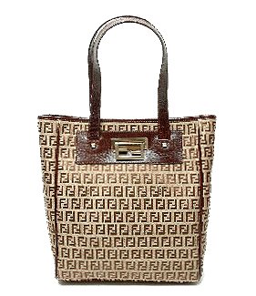 Fendi Authentic SHOPPING PICCOLA Zucchino Handbag Bag