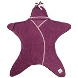 Tuppence & Crumble タッペンスアンドクランブル 星型アフガン Star Wrap スターラップ 6-12ヶ月用 パープル