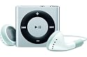 Apple iPod shuffle 2GB - Silver - 4th Generation (Latest Model - Launched Sept 2010)