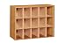 ClosetMaid 896800 15-Cube Laminate Shoe Organizer, Alder