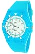 Q&Q Sky Blue Plastic Unisex Watch with White Dial VQ68J007Y