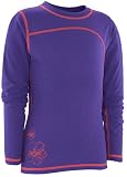 Marmot Kinder Funktionsunterw&auml;sche Girl's DriClime Crew Long Sleeve, electric purple, S, 12170-6265-3