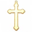 Cross Charm Gold Filled 42mm