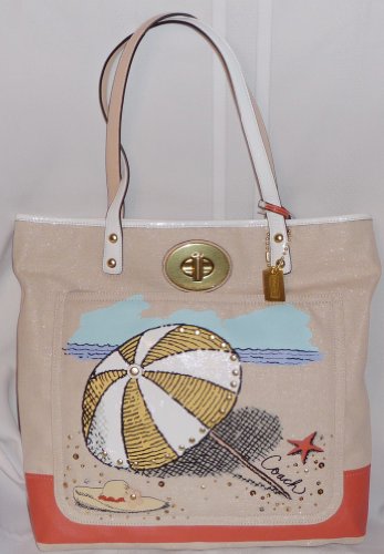 Coach Pierre Le tan Umbrella Beach Tote Bag Handbag Style 14962 on Travel Gear Bag Travel Gear Bag Coach Pierre Le tan Umbrella Beach Tote Bag Handbag Style 14962