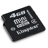 Kingston 4GB Mini SDHC Class 4 Card (SDM4/4GB)