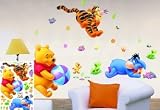 WallStickersUSA Winnie the Pooh Tiger Playing with Ball Wall Sticker and Decal