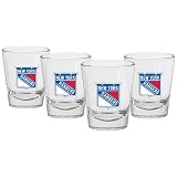Mustang New York Rangers 4-Pack Shot Glasses