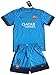 Barcelona 2015-2016 Messi #10 Champions League Youths 3rd Soccer Jersey & Shorts Set 9-10 years old