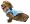 Cool Vest&reg; Blue Mini Dachshund