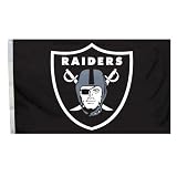NFL Oakland Raiders Logo Only 3-by-5 Feet Flag with Grommetts