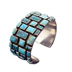 Large Squares Turquoise Bracelet