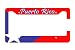 Puerto Rico License Plate Frame