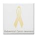 Endometrial Cancer Awareness Ribbon Tile Trivet