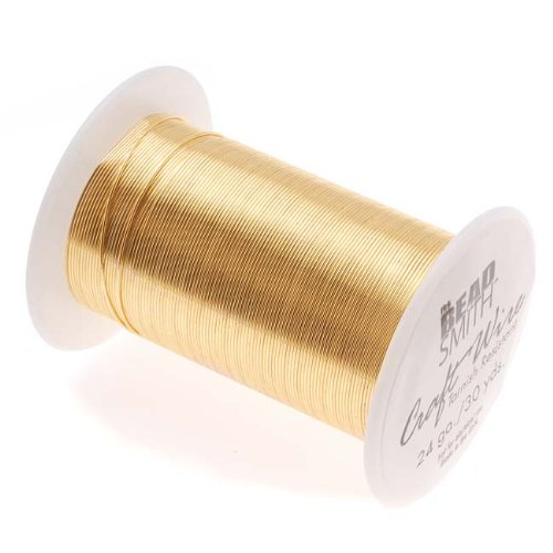 24 Gauge Gold Color 30 Yard Non-tarnish Craft 