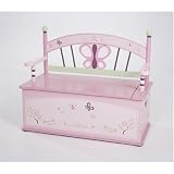 Levels of Discovery Sugar Plum Toy Box Bench