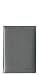Pierre Belvedere Power Titanium Pocket Address Book, Padded Cover, Black/Silver (987740)