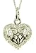 Silver Filigree Open Heart Pendant 18