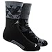 adidas Men's Energy Camo 2-Pack Crew Socks, Black/Onix/Night Grey, Large