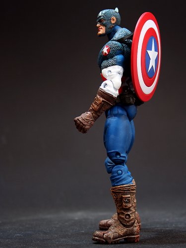 Marvel Legends Series 8 Ultimate Classic Captain America Variant Action Figure