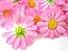 (24) Silk Pink Gerbera Daisy Flower Heads , Gerber Daisies - 1.75