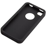 AmazonBasics Silicone Case for AT&T and Verizon iPhone 4 and iPhone 4S (Black)