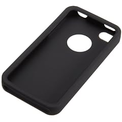 AmazonBasics Silikon-Etui f�r Apple iPhone 4/4S Schwarz