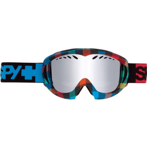 Spy Optic Bright Idea Targa II Winter Sport Snow Goggles Eyewear - Bronze with Silver Mirror / One Size Fits All