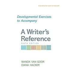 Developmental Exercises to Accompany A Writer's Reference