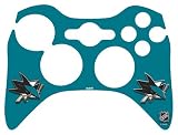 Skinit San Jose Sharks Solid Background Vinyl Skin for 1 Microsoft Xbox 360 Wireless Controller