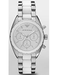 Armani Sportivo Chrono White Dial Womens watch #AR5940