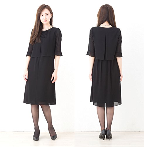 洗える 夏用 ブラックフォーマル ワンピース ゆったり 喪服 162928962bo