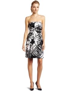 Maxandcleo Womens Strapless Seamed Dress