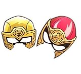Eigenschaften .  / Power Rangers 6 Stk Masken