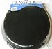 Ginsey Standard Size Black Padded Toilet Seat