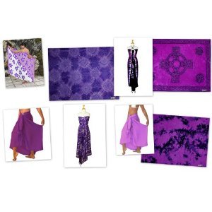 Women's Pot Luck Grab Bag of Sarongs by 1 World Sarongs - 1 Sarong picked