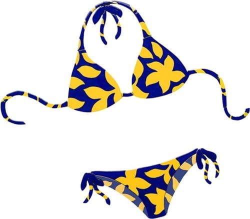 Ceramic Yellow Floral Bikini Mosaic