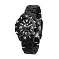 Ice Watch - CL.BK.U.P.09 - Montre Mixte - Quartz Analogique - Cadran Noir - Bracelet Plastique Noir - Moyen Mod�le