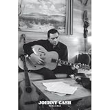 Johnny Cash The Man in Black Music Poster Print