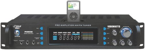 Pyle P1002AI 1000 Watts Hybrid Receiver and Pre-Amplifier with AM-FM Tuner/iPod Docking Station onSale