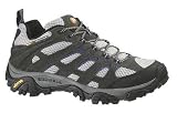Merrell Mens Moab Ventilator Hiking Shoe, Beluga/Denim blue, 7.5