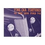 1936 Features of Ford V8 Sales Brochure Literature Book 