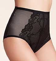 Light Control Bonded Overlaid Lace Full Briefs