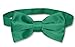 Men's Dress Vest & BowTie Solid EMERALD GREEN Color Bow Tie Set 2XL