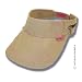 Hothead Originals Large Brim Sun Protection Sports Visor Hat - Biowash in Khaki