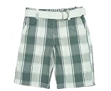 Epic Threads Belted Plaid Cargo Shorts