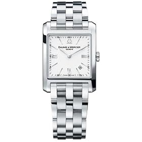 Baume and Mercier Mens Hampton Square Bracelet Watch #MOA8676 by Baume & Mercier