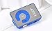 Sandistore Mirror Clip USB Digital Mp3 Music Player Support 1-8GB SD TF Card Blue