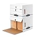 Bankers Box Side Tab, Drop-Front, Letter, 12-Count (00061)