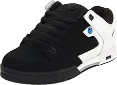 DVS Men's Militia Skate Shoe,Black/White,11 M US 